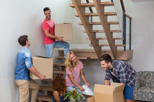 Furniture and fragile items being prepared for a move in Collierswood