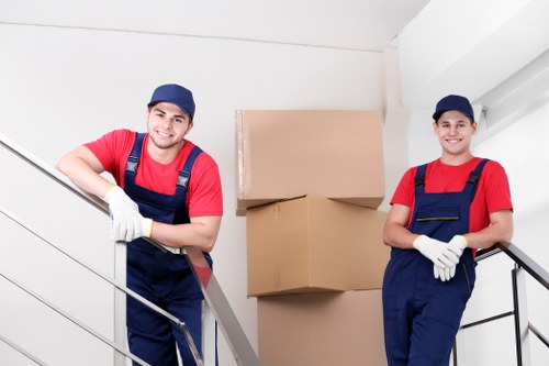 Boxes and furniture prepared for long-term storage in Collierswood