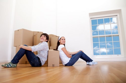 Boxes and packing supplies for a Collierswood relocation